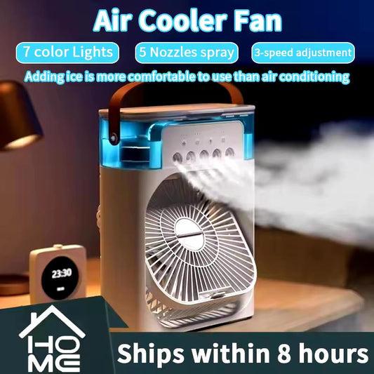 3 In 1 New Fan AIr Conditioner Household Small Air Cooler LED Night Light