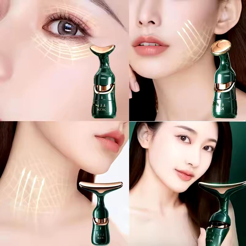 Face Neck Lift Beauty Device EMS Facial Massager LED Light Therapy Double Chin Remover Skin Rejuvenation Tightening Anti Wrinkle