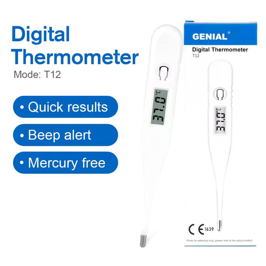 Digital Water Thermometer Accurate Oral and Armpit Temperature Reading Fever