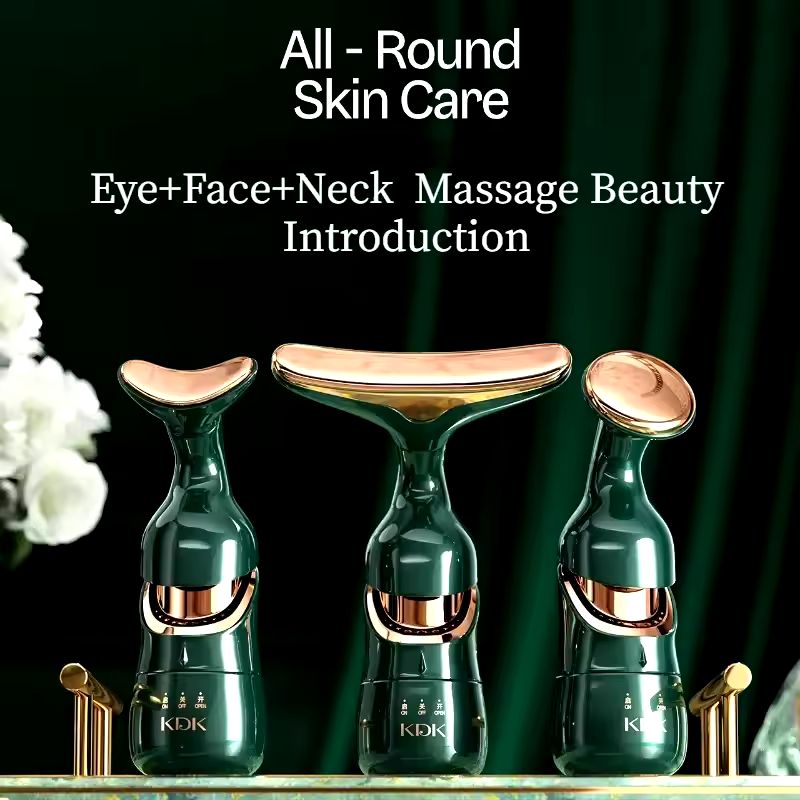 Face Neck Lift Beauty Device EMS Facial Massager LED Light Therapy Double Chin Remover Skin Rejuvenation Tightening Anti Wrinkle